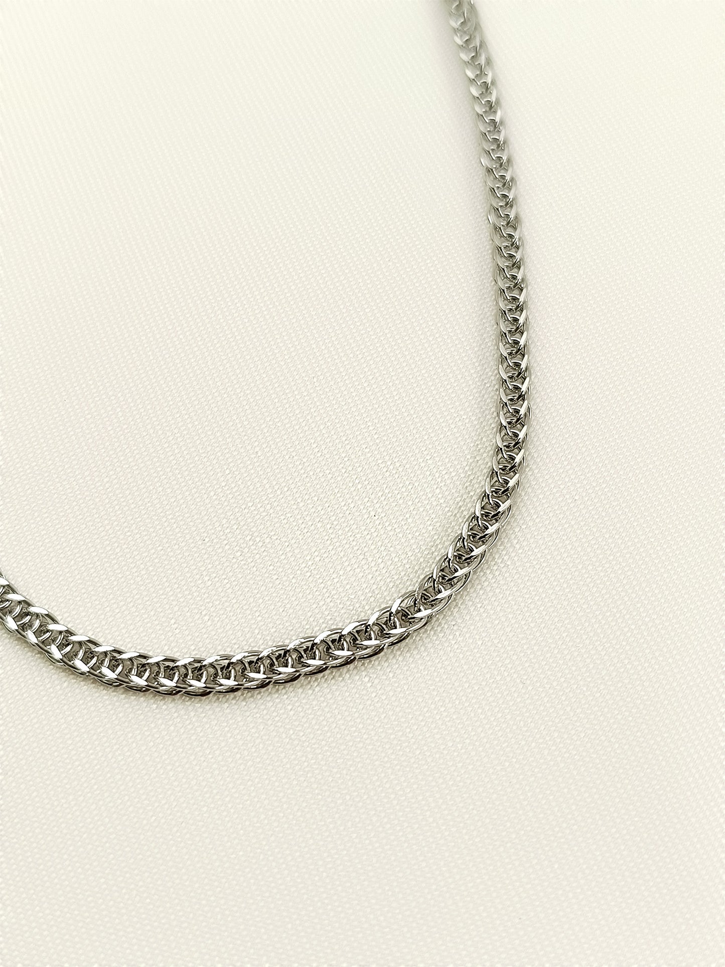 Granth Silver Men's Chain