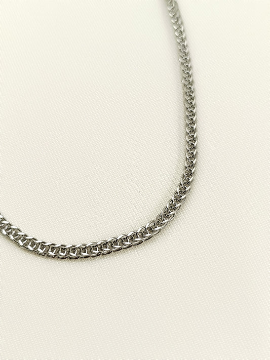 Granth Silver Men's Chain