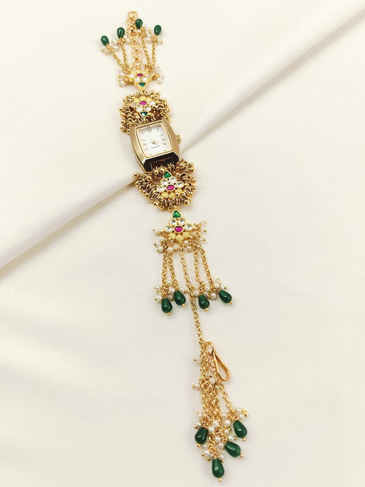 Sreenika's Paachi Kundan Watch