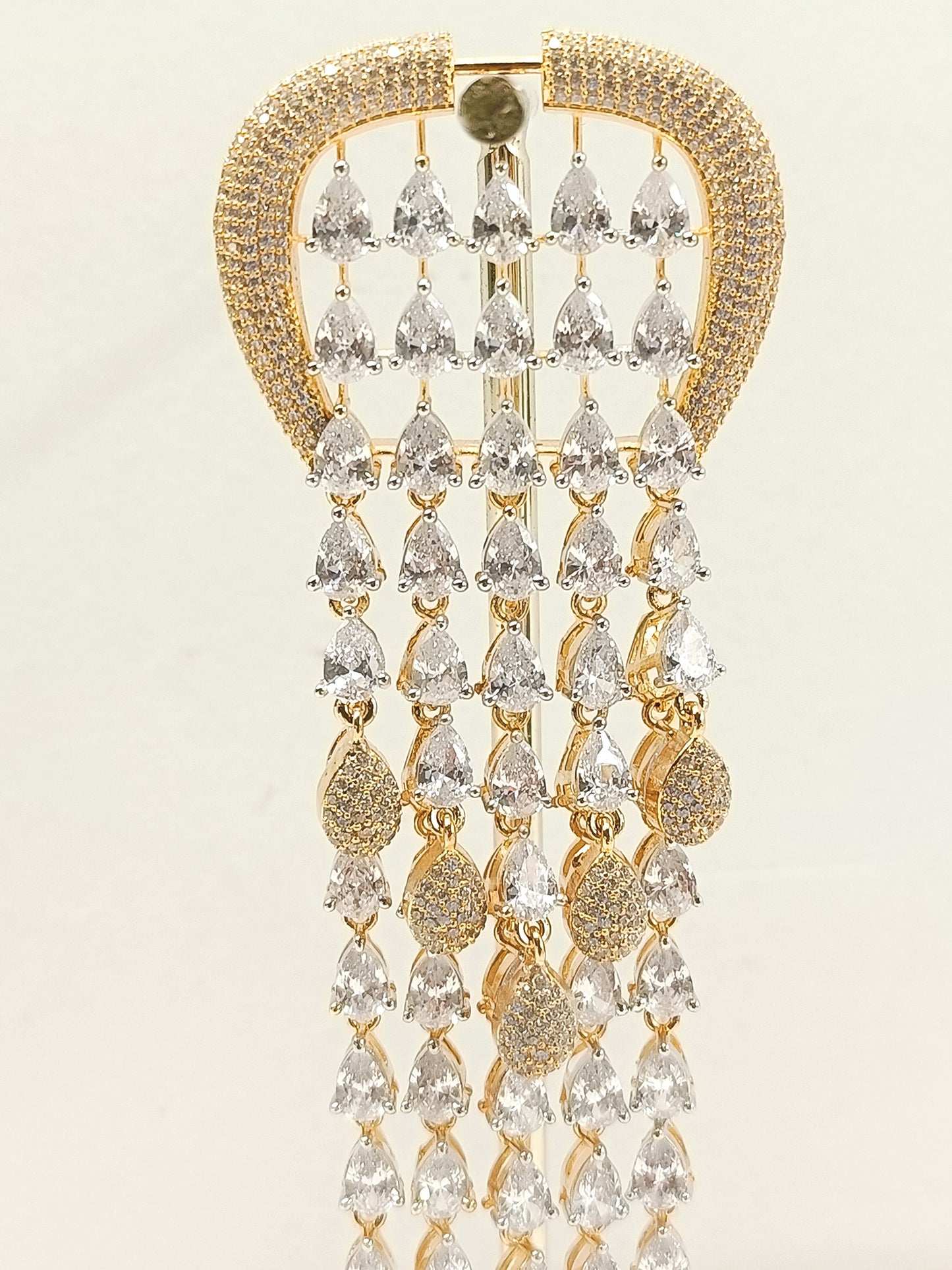 Kamna White American Diamond Bracelet