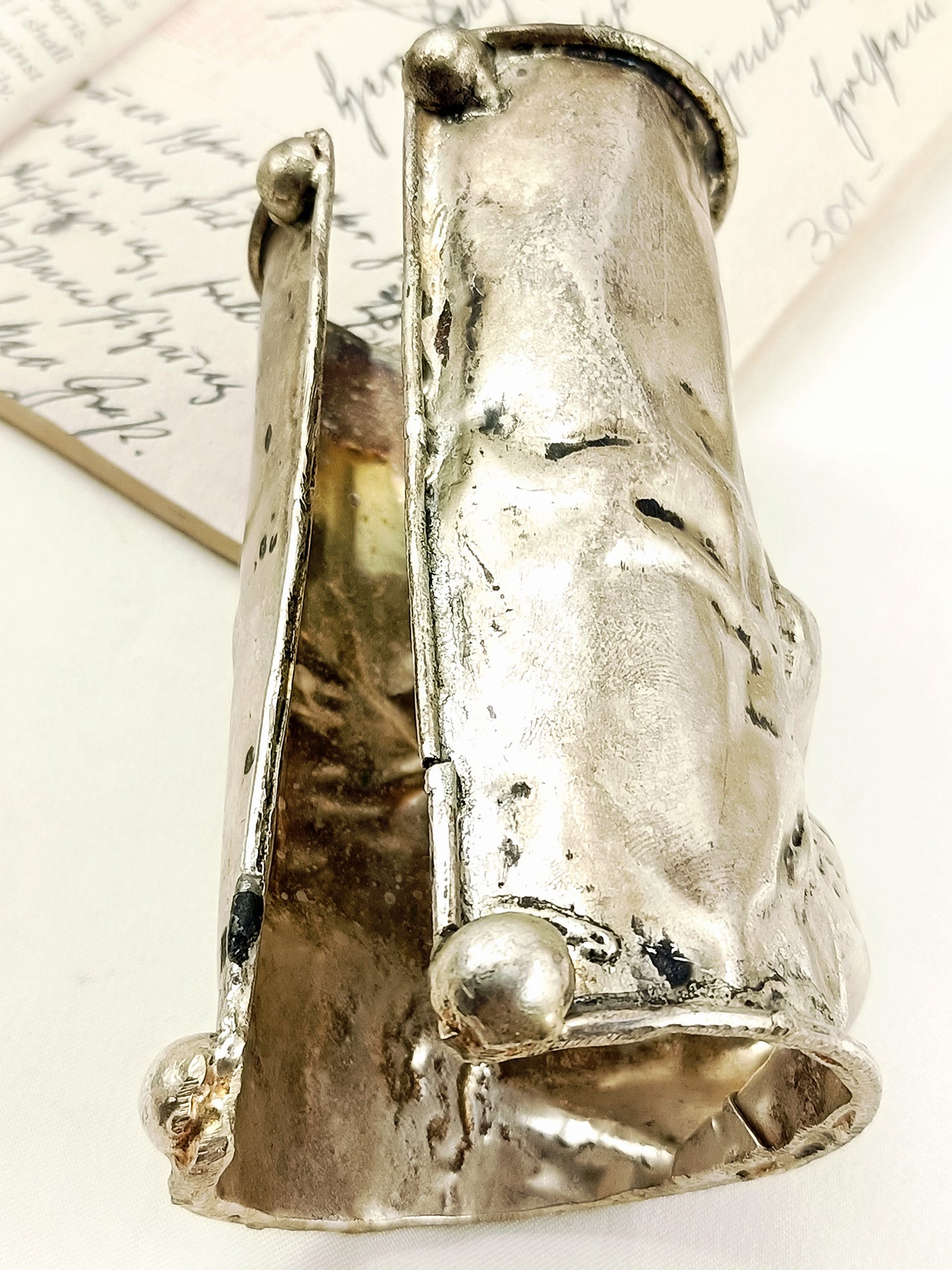 Bhuvnesh Silver Tribal Men's Bracelet