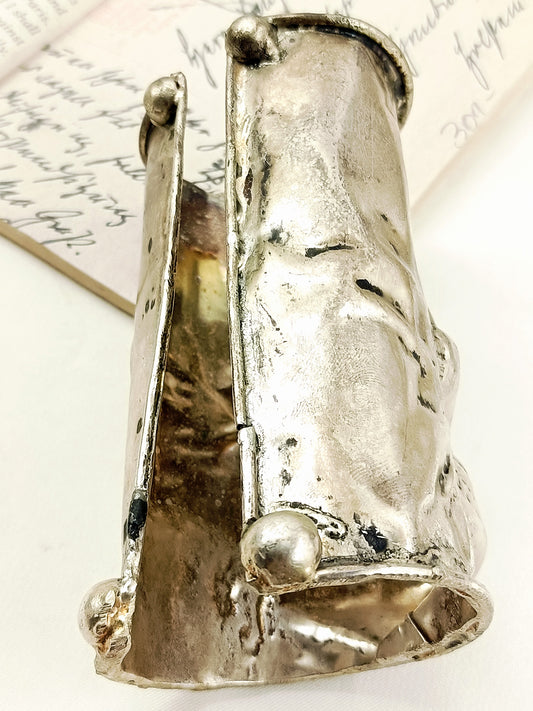 Bhuvnesh Silver Tribal Men's Bracelet
