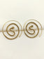 Navdha Golden Men's Earrings