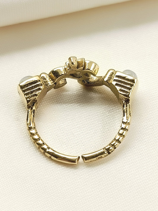 Harshaal White Men's Finger Ring
