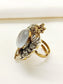 Apayajita Grey Oxidized Finger Ring