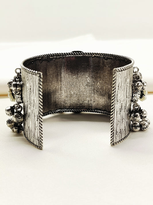 Lovis Ruby Oxidized Bracelet