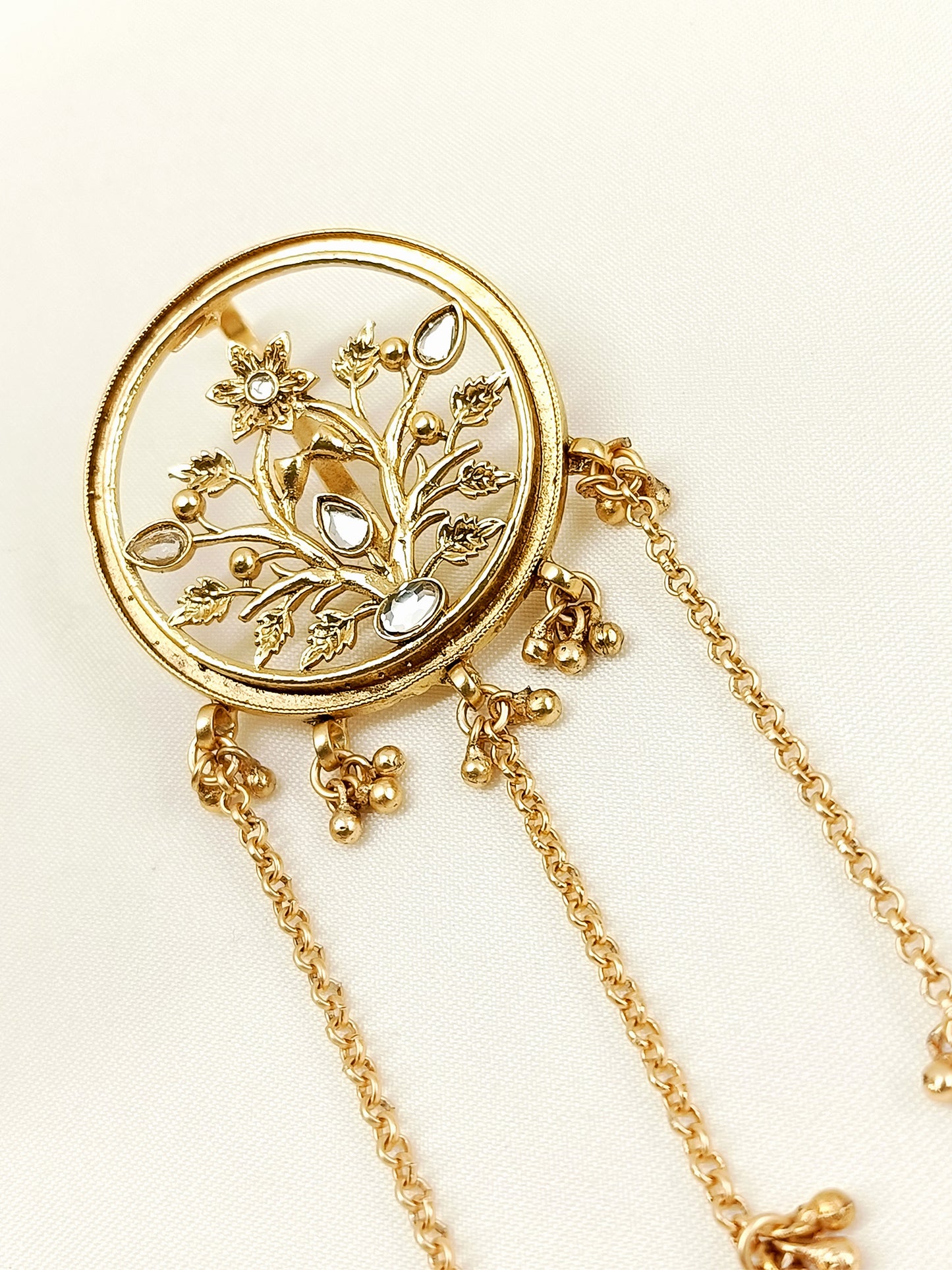Sumira Golden Hair Brooch