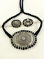 Karuna White Oxidized Choker Set