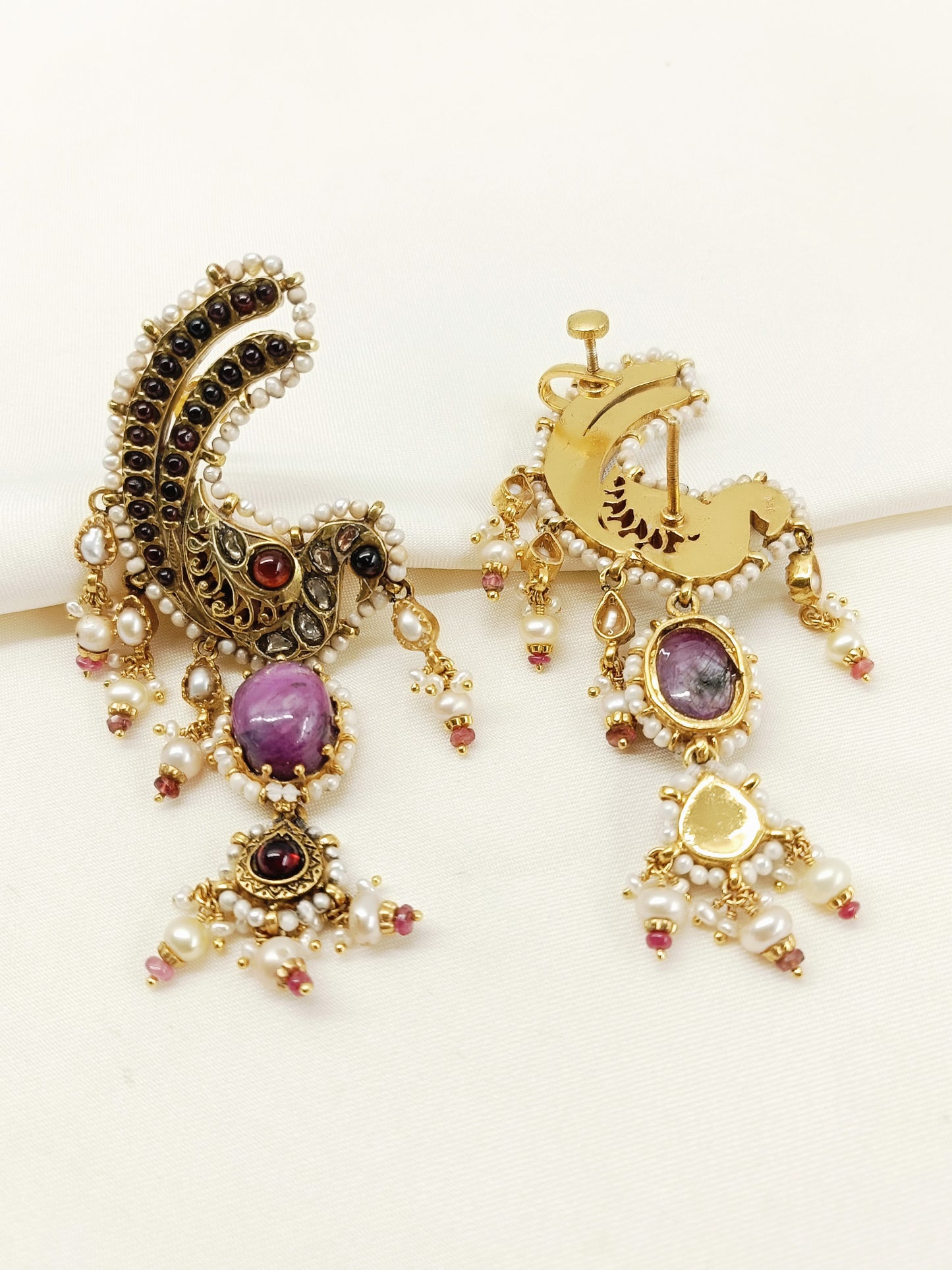 Moh Multi Colour 92.5 Silver Earring