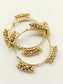 Anna Oxidized Golden Bangle
