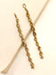Chaitaly Copper Polki Ear Chain