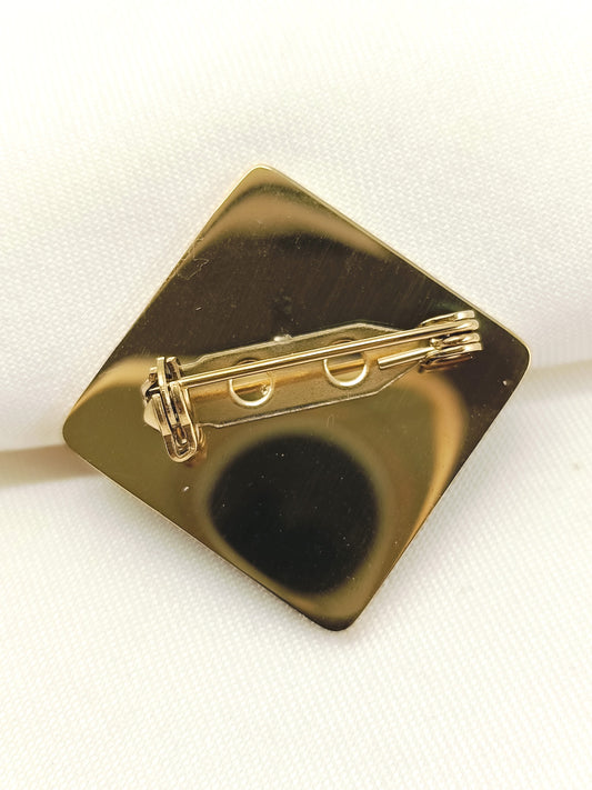 Saniya Golden Men's Brooch