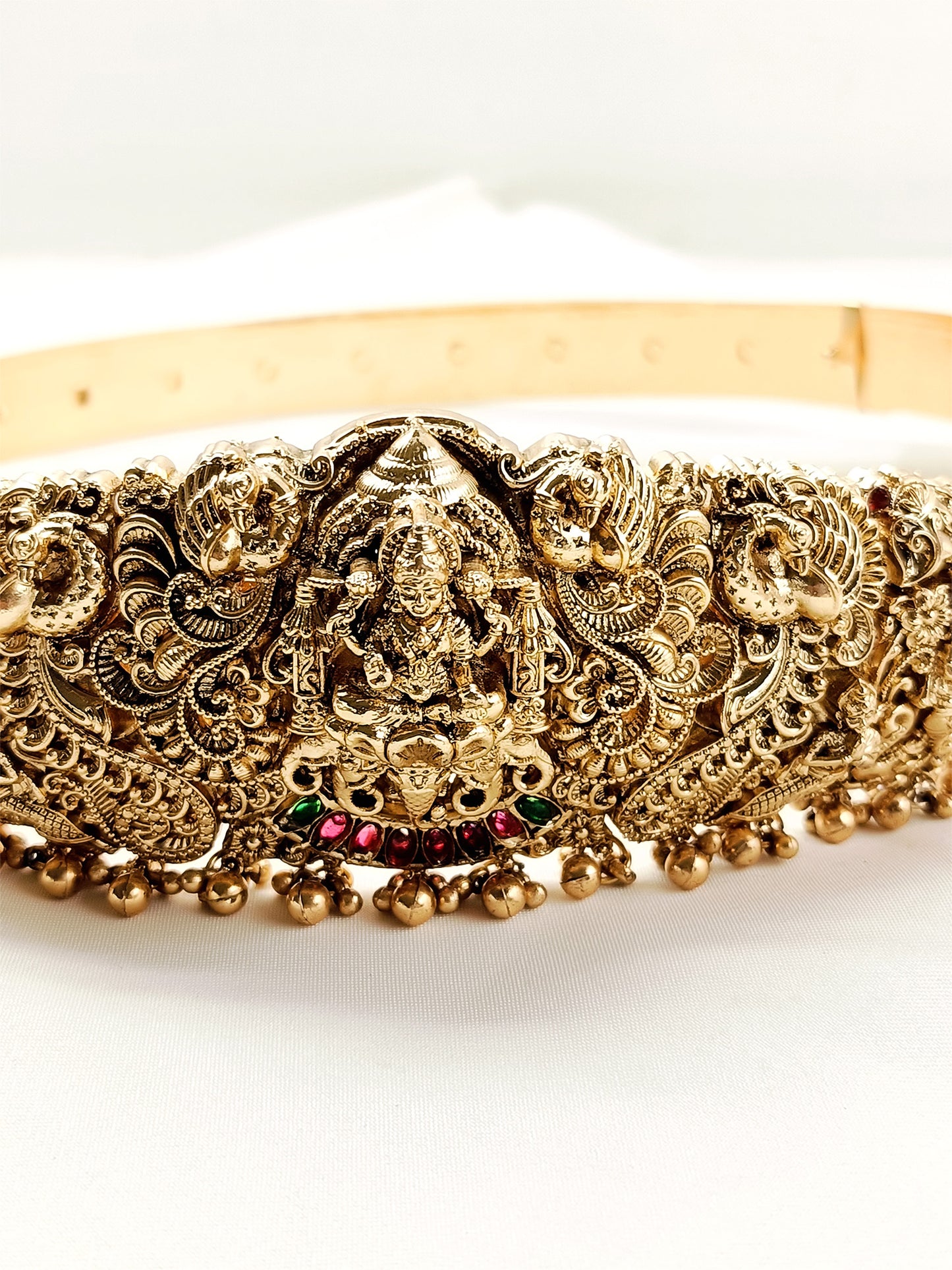 Daliha Plain Antique Waist Belt/kamar Bandh