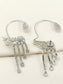Rudrani White American Diamond Earrings
