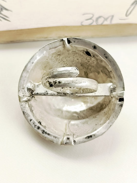 Hansh Silver Tribal Men's Ring