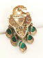 Disuza Green Eagle Brooch