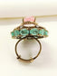 Mishika Victorian P&G Crown Ring
