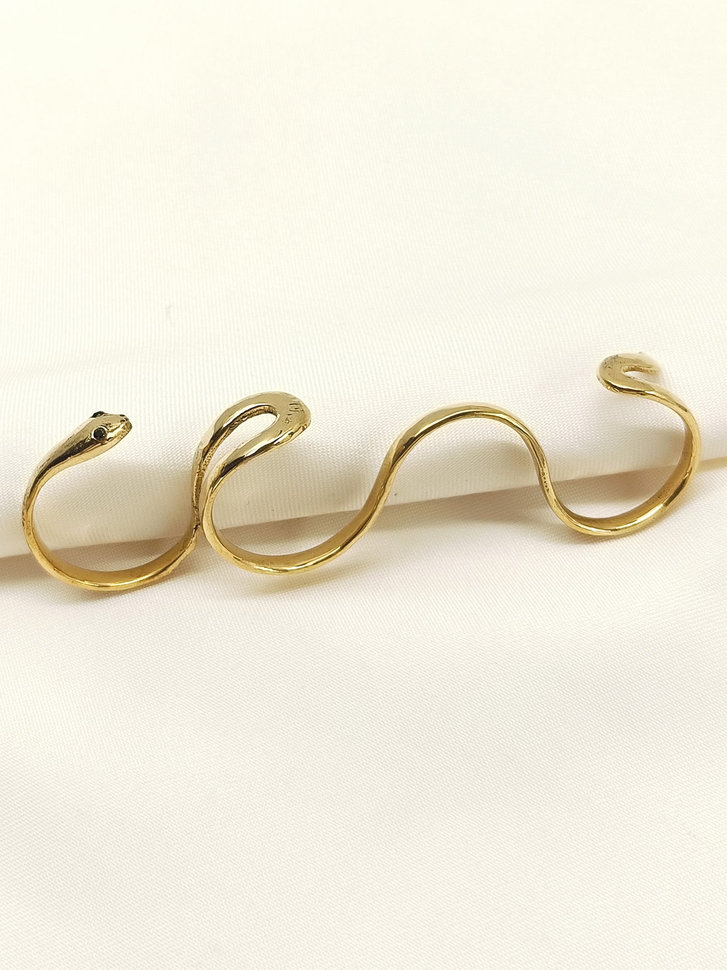 Angel Golden Men's Finger Ring