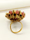 Abhikhya Pink Kundan Finger Ring