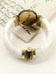 Runal Mint Green Bone Men's Bracelet