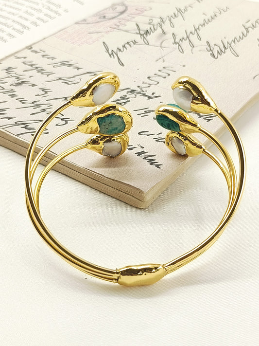 Emad Green Western Bracelet