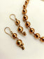 Fizana Golden Oxidized Necklace Set