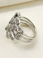Rekha White American Diamond Finger Ring