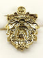 Elvian White Elephant Men's Brooch