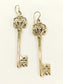 Suraiy Golden Men's Earrings