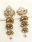 Nihali White Jadau Jhumki
