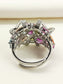Gritachi Multi Colour American Diamond Finger Ring