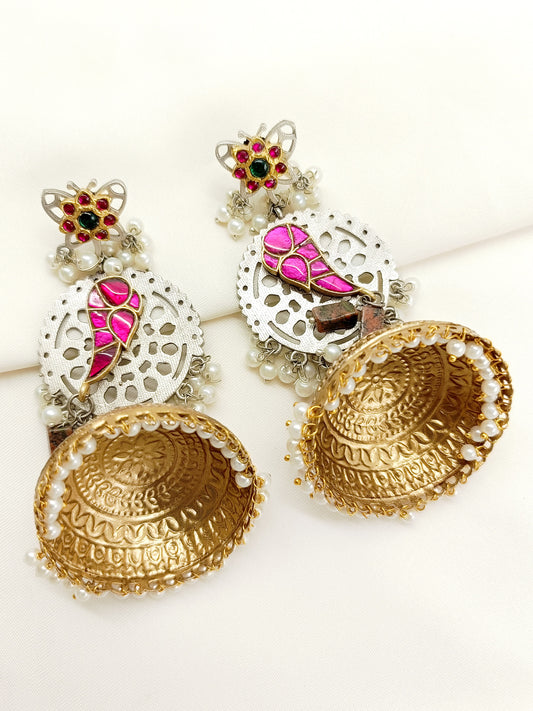 Inara Majenta Boutique Jhumki