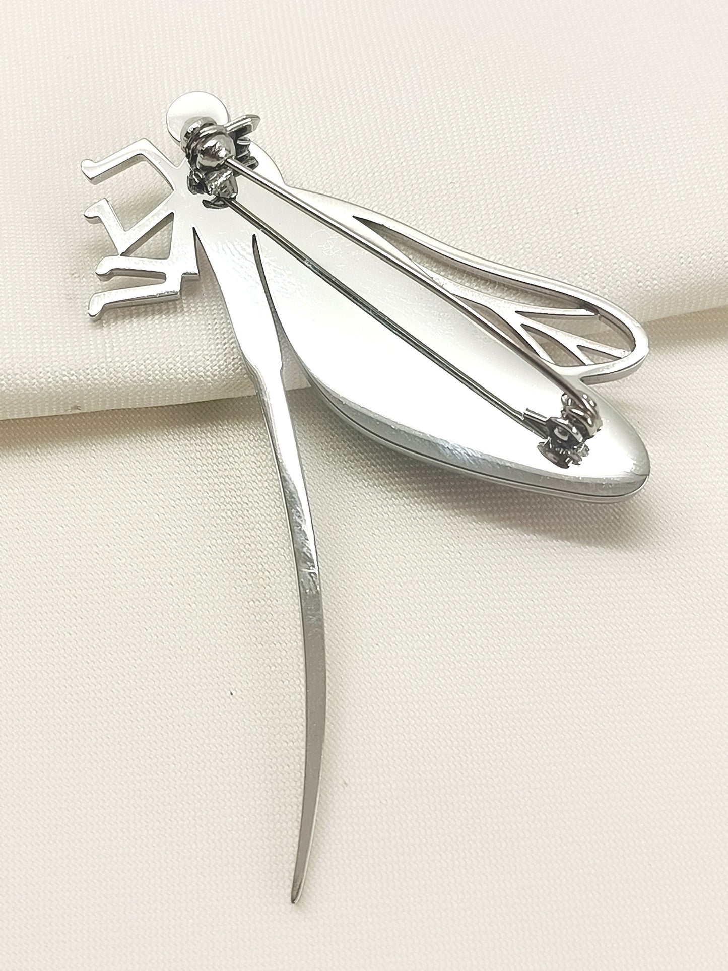 Ena Brown Dragonfly Brooch