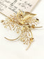Ojas Men’s Gold-Tone Bird Brooch