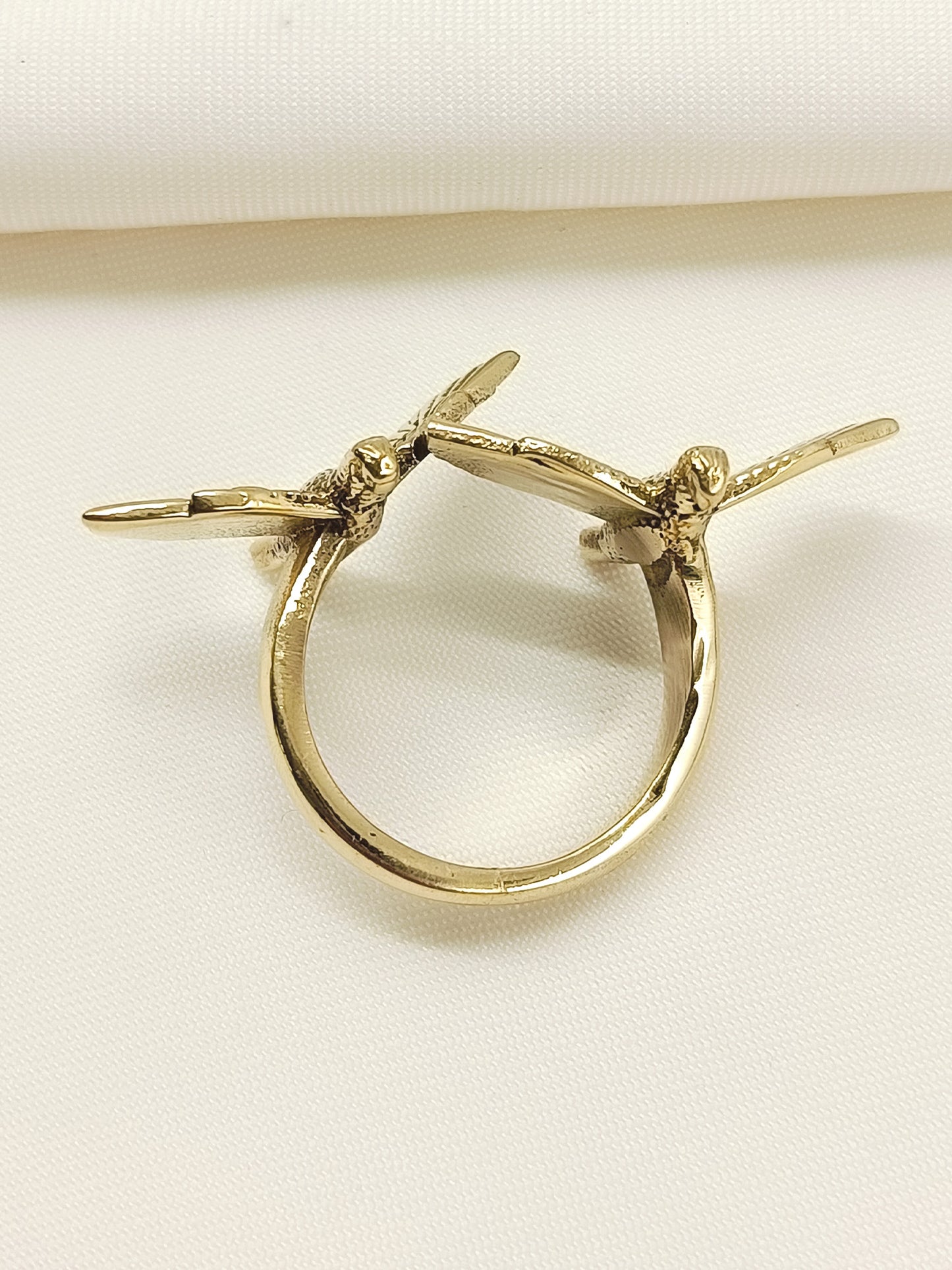 Edith Golden Men's Finger Ring