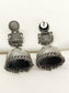 Jyeshtha Plain Oxidized Jhumki