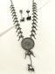 Saroj Blue Oxidized Necklace Set