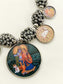 Nabila Multi Colour Oxidized Neckpiece