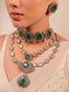 Deepshikha Green Victorian Bridal Set