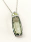 Ridhima Light Green 92.5 Silver Prasiolite Amethyst Stone Pendal