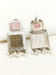 Inaaya Baby Pink Oxidized Earring