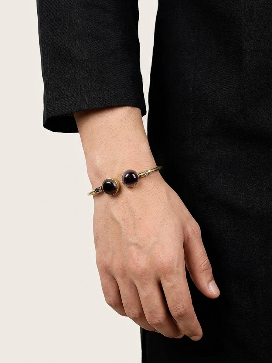 Samaksh Purple Men's Bracelet