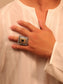 Gaurik Black Men's Finger Ring