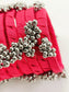 Sadiya Rani Pink Heavy Ghungroo Cloth Bangles | Designer Fabric Churi Set of 8 |