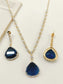 Nayna Blue American Diamond Necklace Set