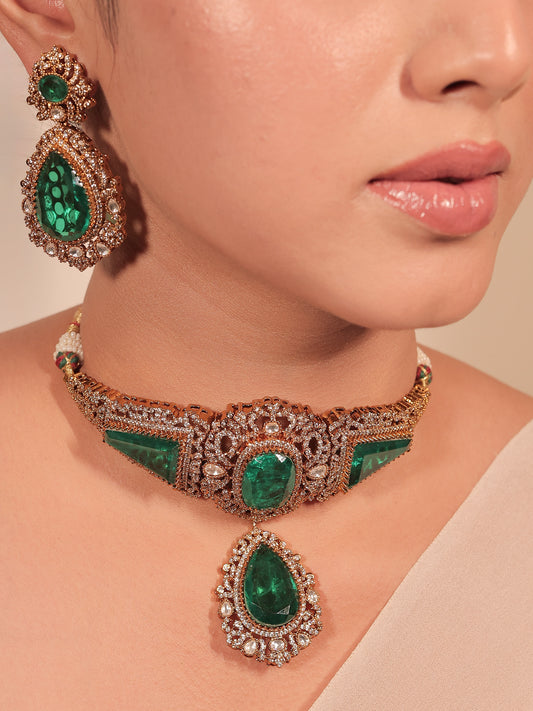 Keyla Green Boutique Choker Set