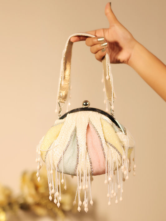 Tashi Multi Colour Evening Clutch
