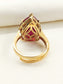 Shravani Ruby American Diamond Finger Ring