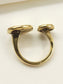 Neha Golden Western Finger Ring