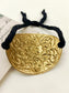 Himanshu Golden Oxidized Floral Carved Men's Bajubandh